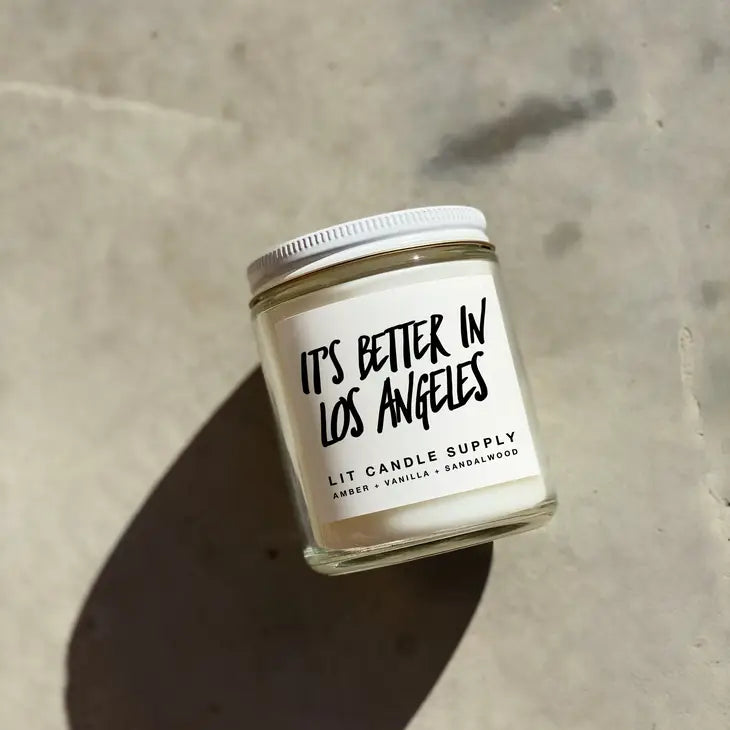 It's Better In Los Angeles Candle