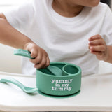 Moody Yummy Tummy Wonder Spoon Set: Green Bella Tunno