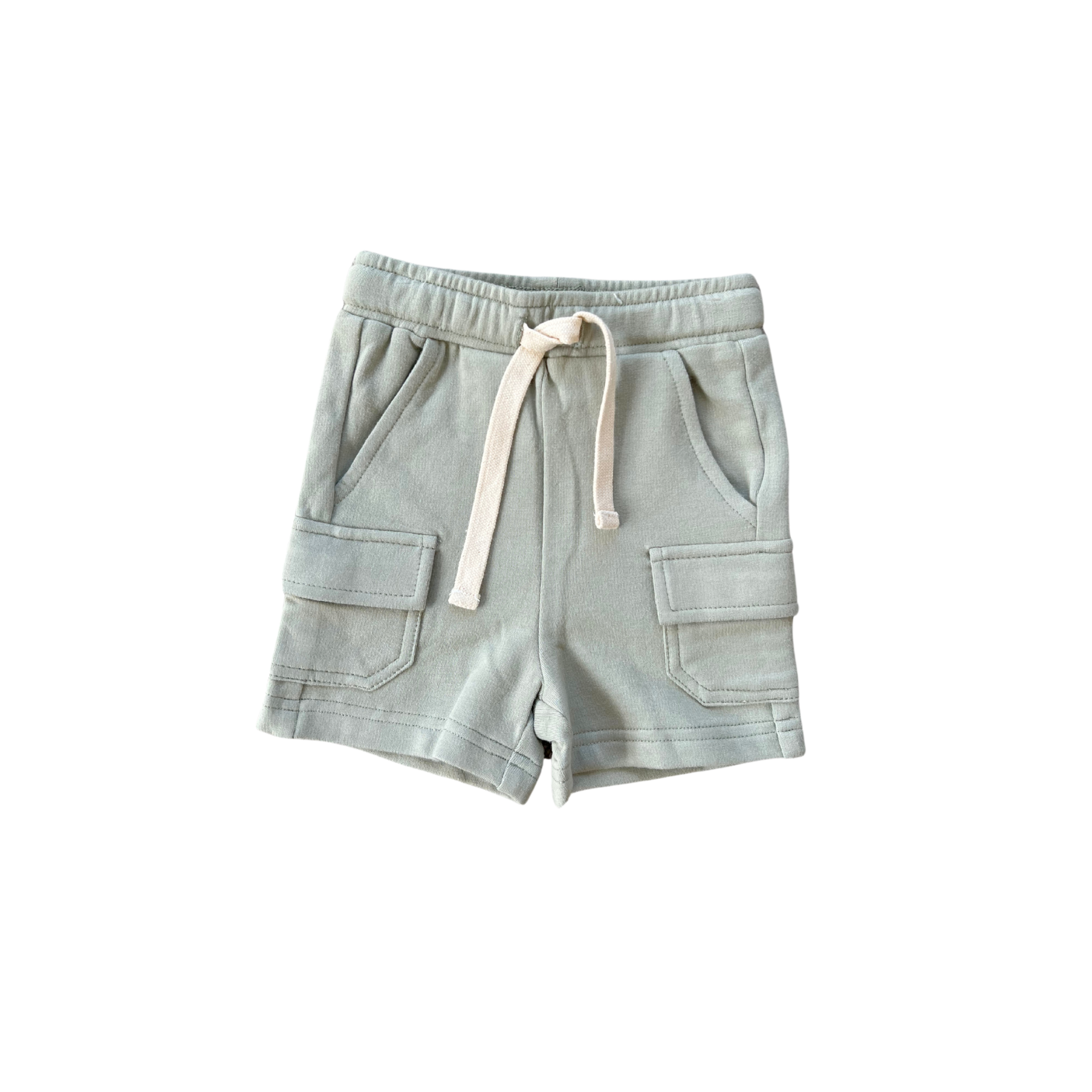 Baby Adventure Time Shorts in Seagrass Babysprouts