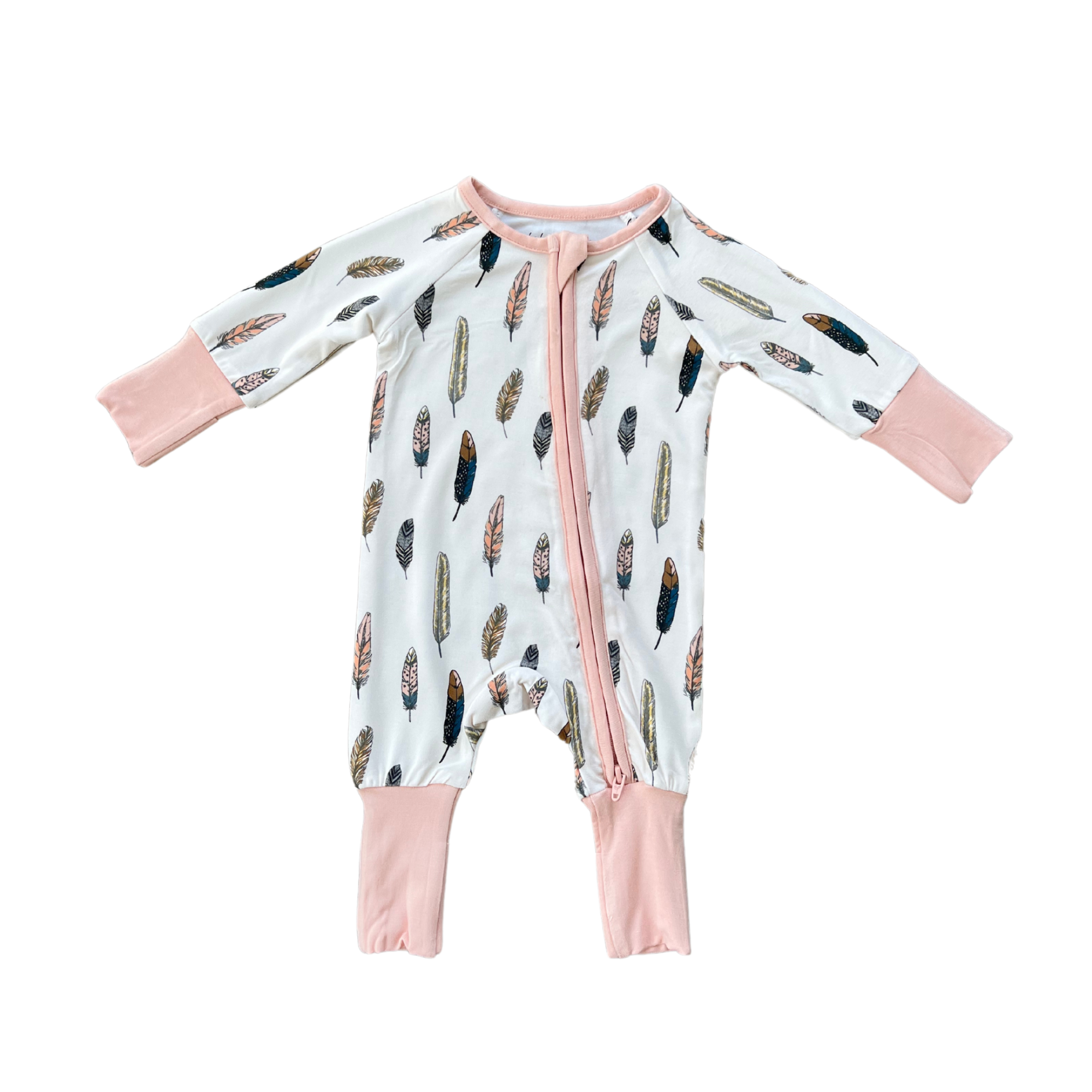 Baby Birds of a Feather Zip Romper Babysprouts