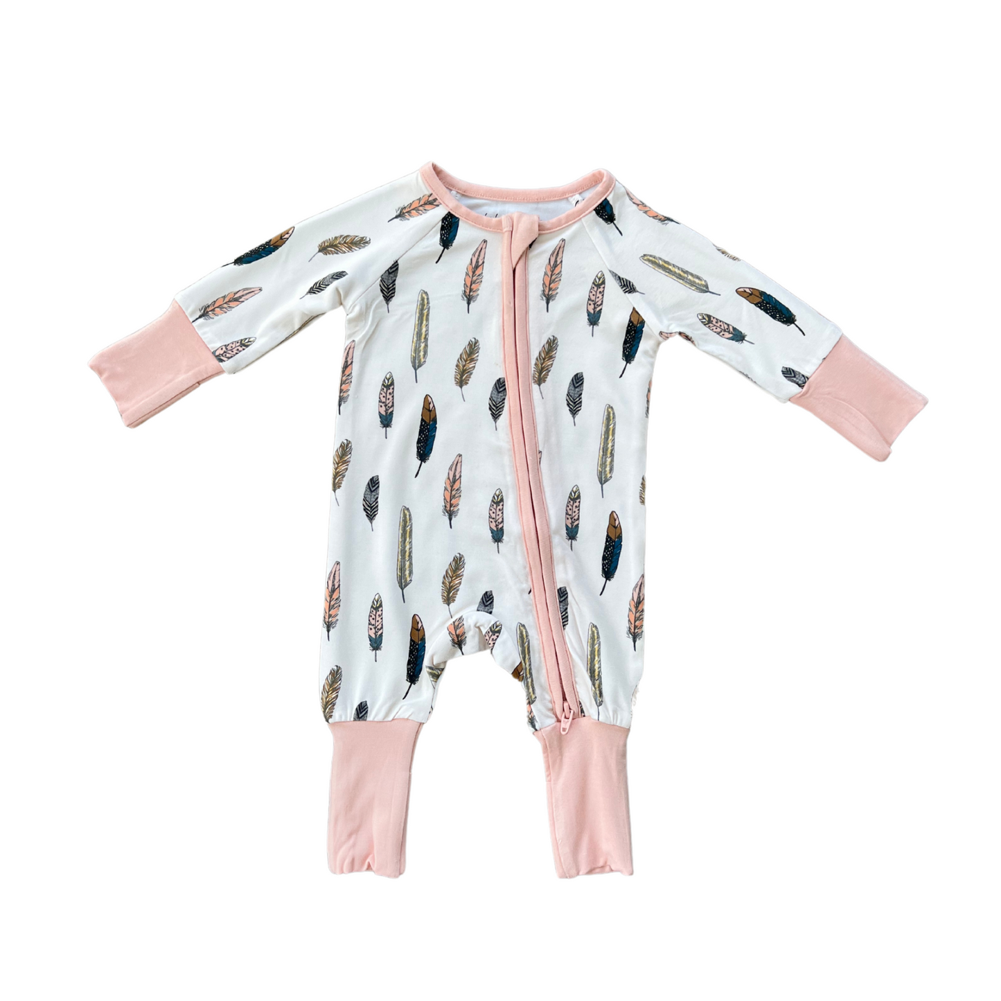 Birds of a Feather Zip Romper