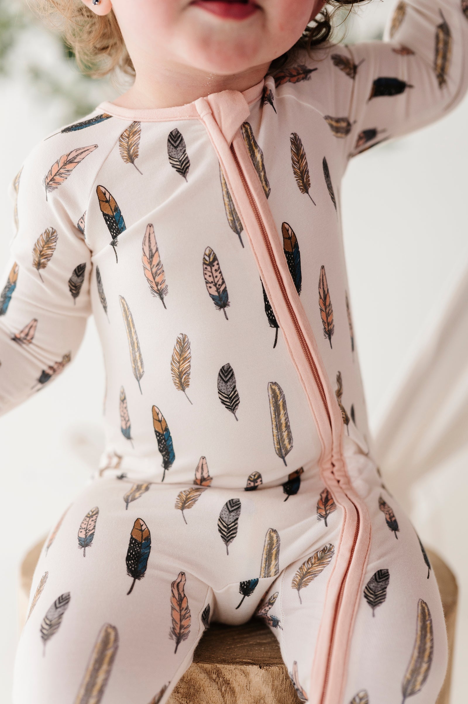 Baby Birds of a Feather Zip Romper Babysprouts
