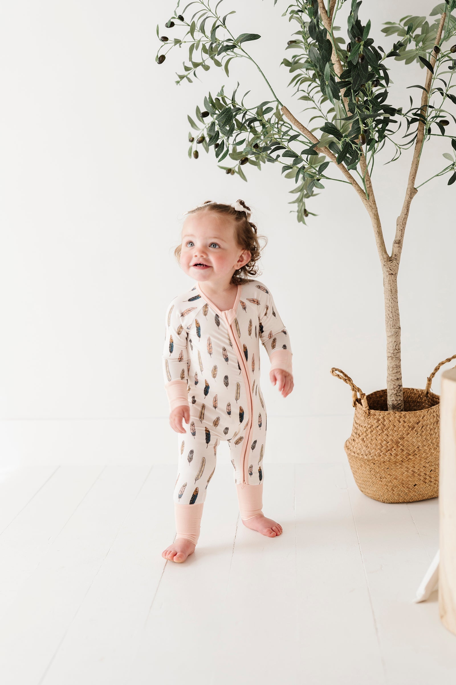 Baby Birds of a Feather Zip Romper Babysprouts