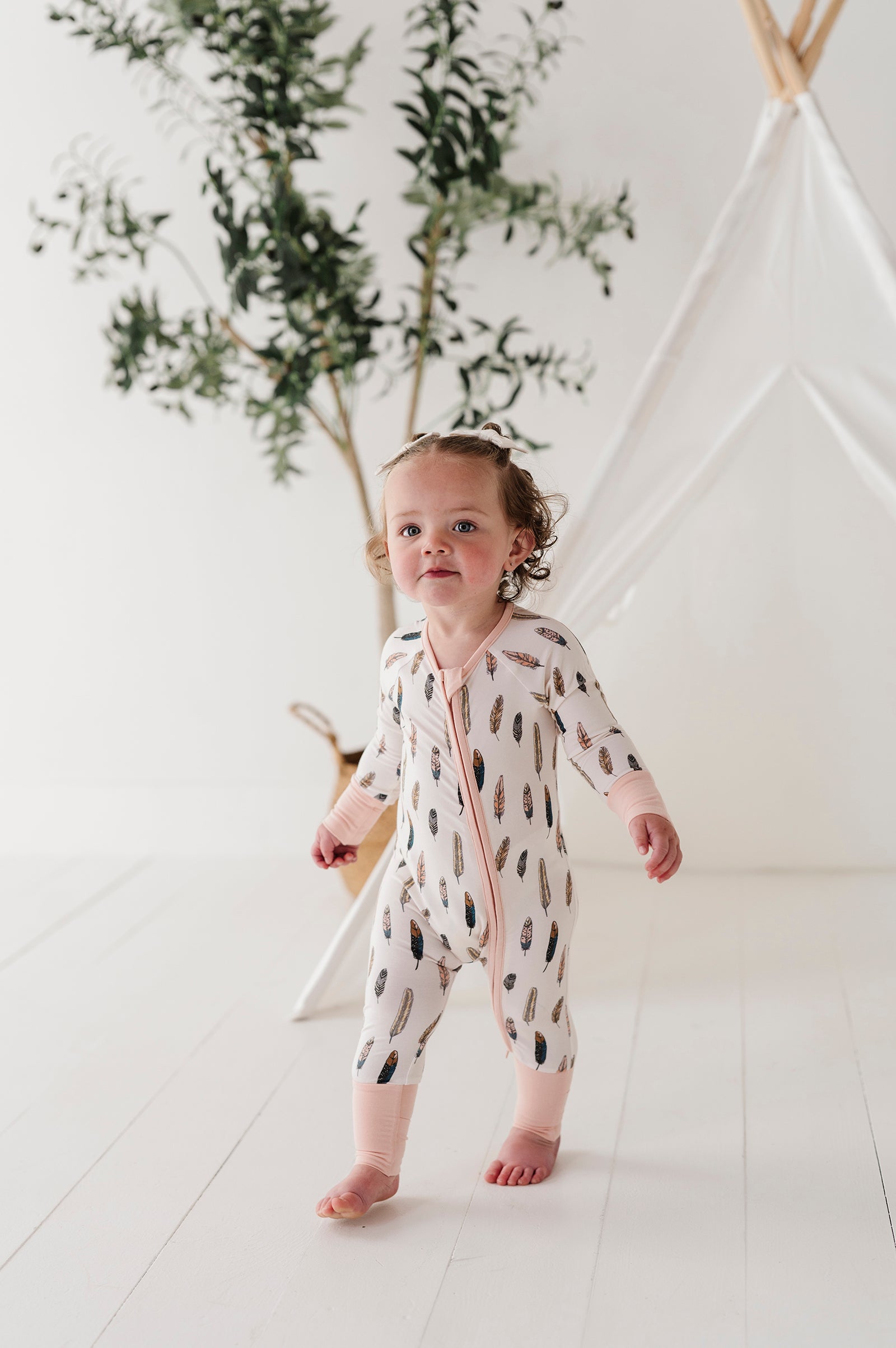 Baby Birds of a Feather Zip Romper Babysprouts
