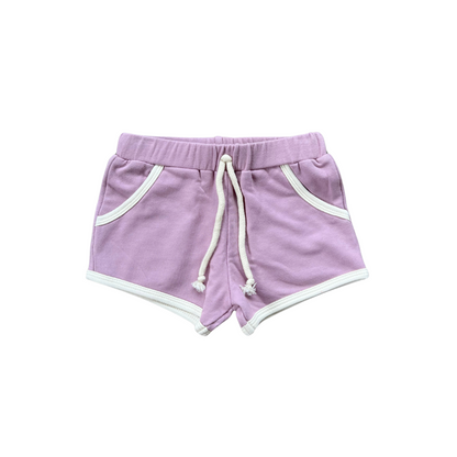 Retro Shorts in Thistle