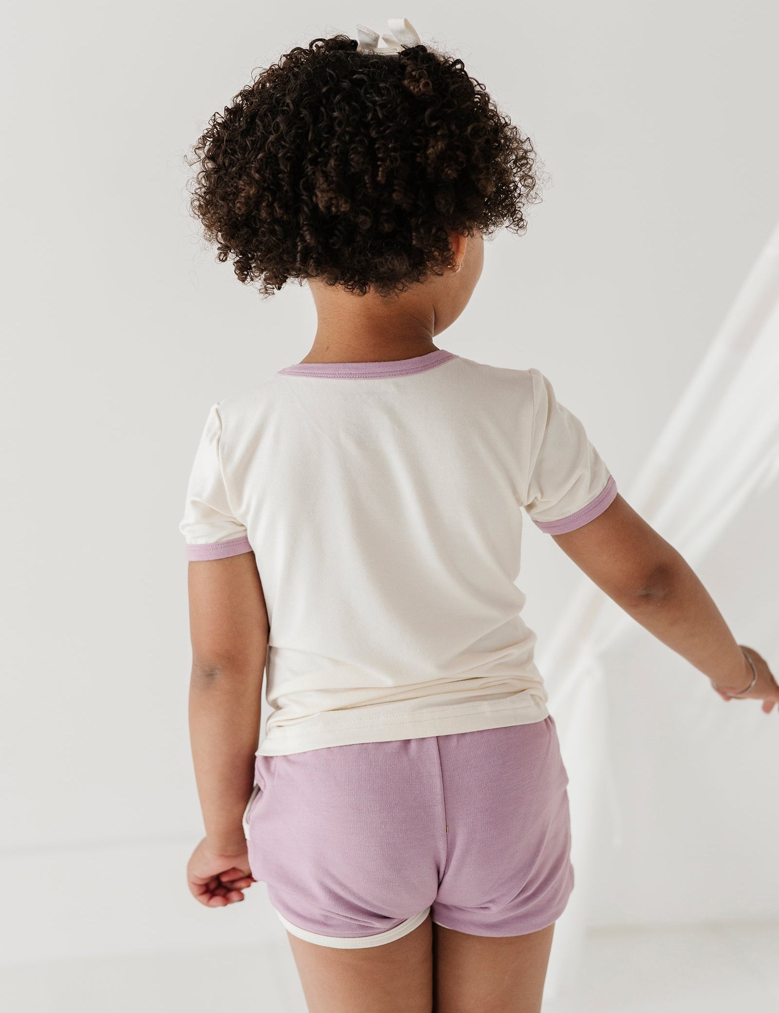 Baby Retro Shorts in Thistle Babysprouts