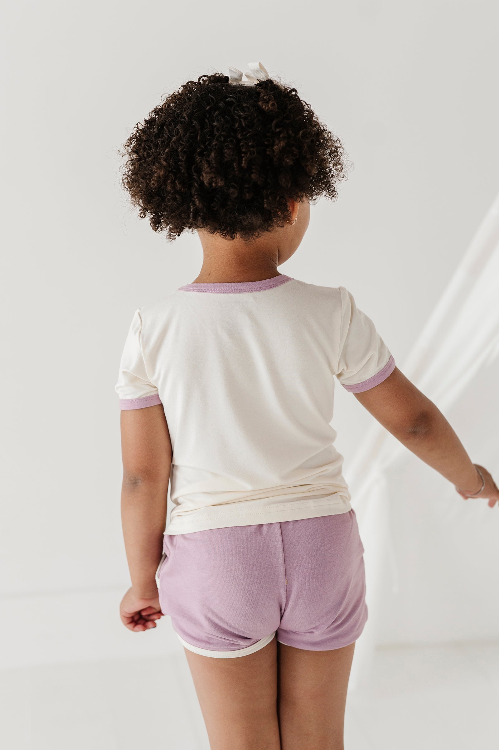 Baby Retro Shorts in Thistle Babysprouts