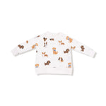 Best Friend Dogs - French Terry - Uni - Raglan Sweatshirt + Jogger Set Angel Dear