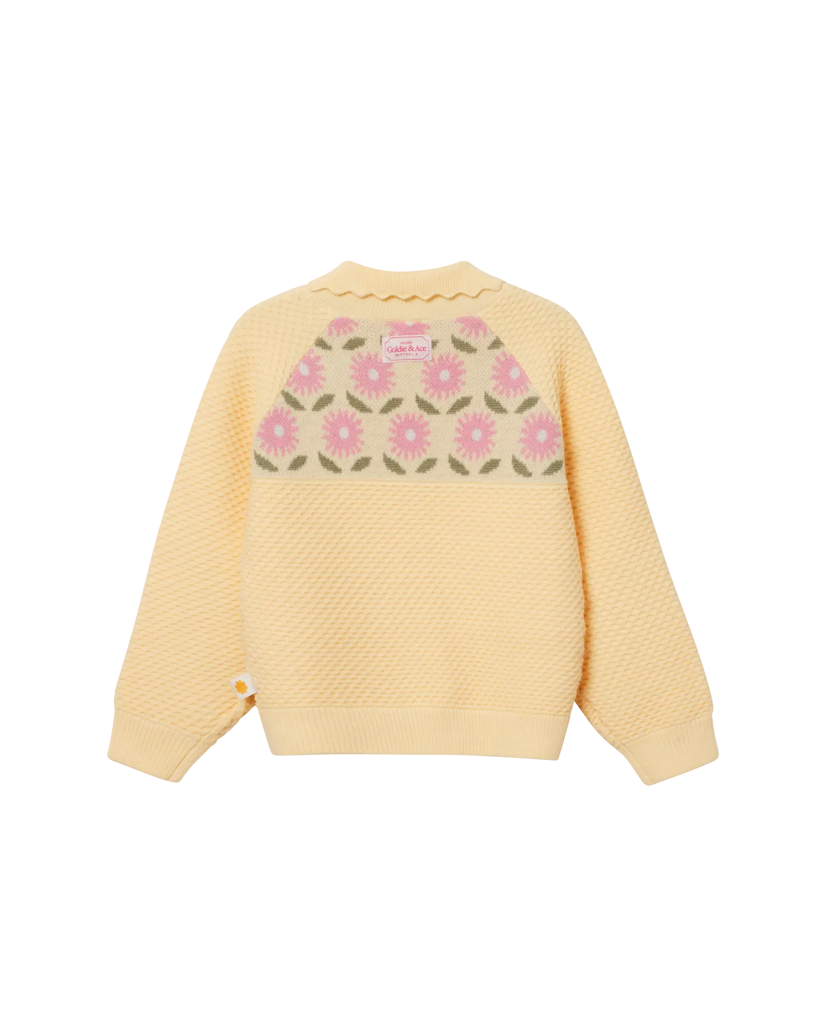 Toddler Dahlia Knit Collar Cardigan Goldie&Ace