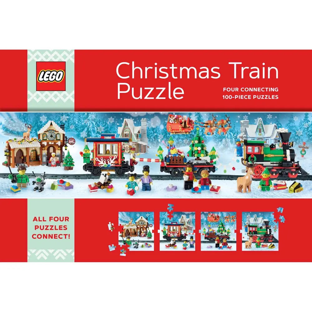 Lego Christmas Train Puzzle Chronicle Books