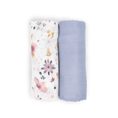 Swaddle Blanket 2 Pack - Fairy Gardens