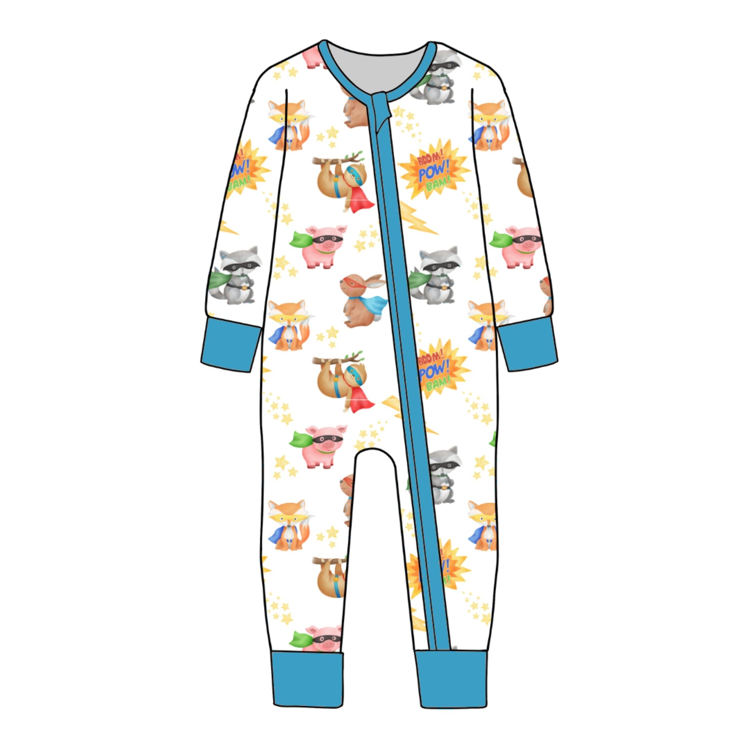 Baby Super Pets Footie Pajamas BESTAROO
