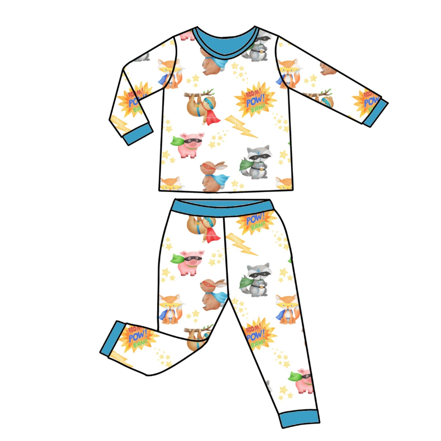 Super Pets PJ Set