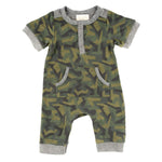 Baby Casey Romper Geo Camo Miki Miette