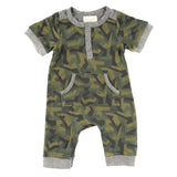 Baby Casey Romper Geo Camo Miki Miette