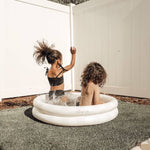 Baby Ali+Oli Two Rings Small Kids Inflatable Pool 35 Inches Ali+Oli