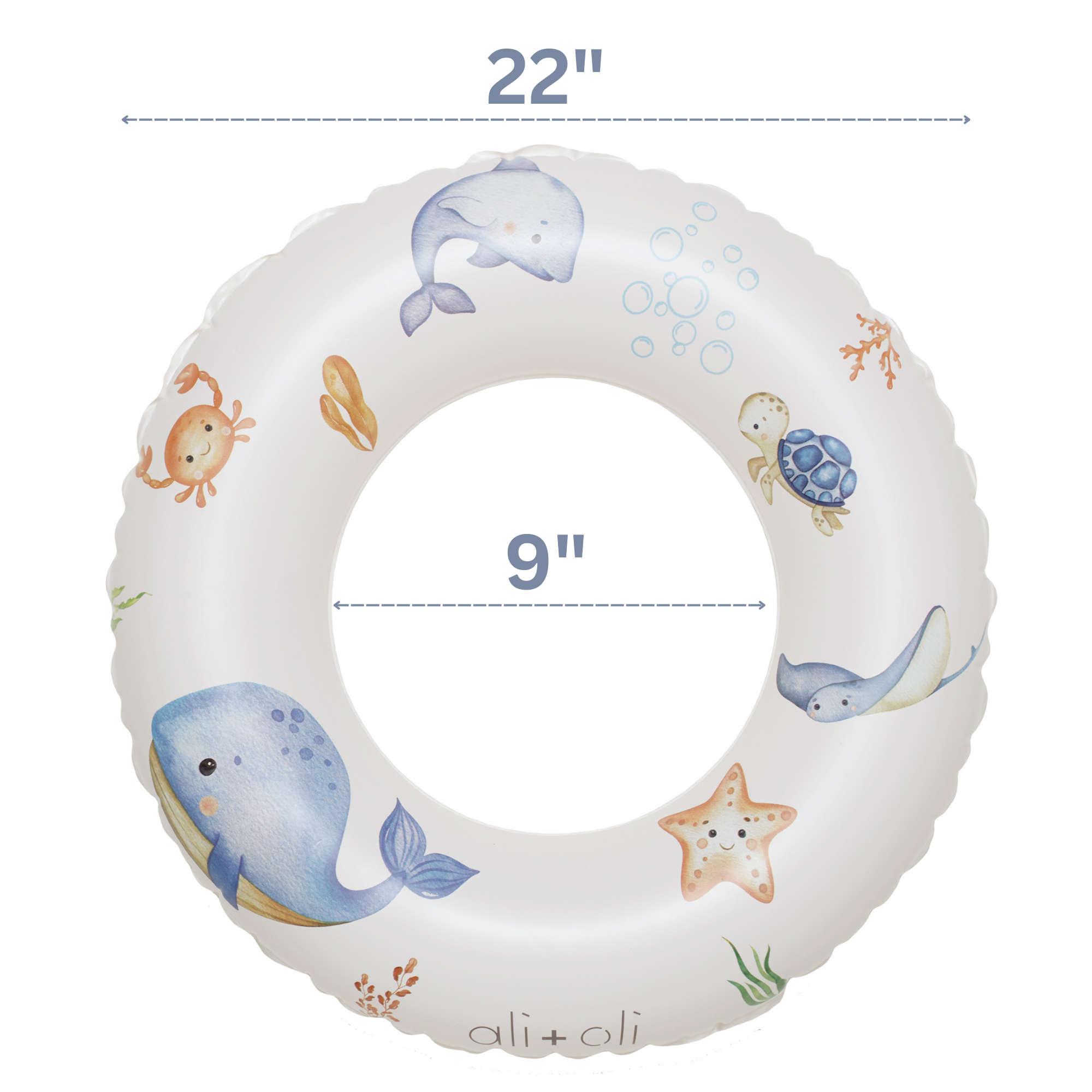Baby Ali+Oli Junior Swim Ring Pool Float (Undersea) Ali+Oli
