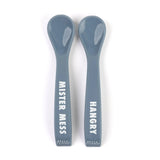Hangry Mister Mess Wonder Spoon Set: Blue Bella Tunno