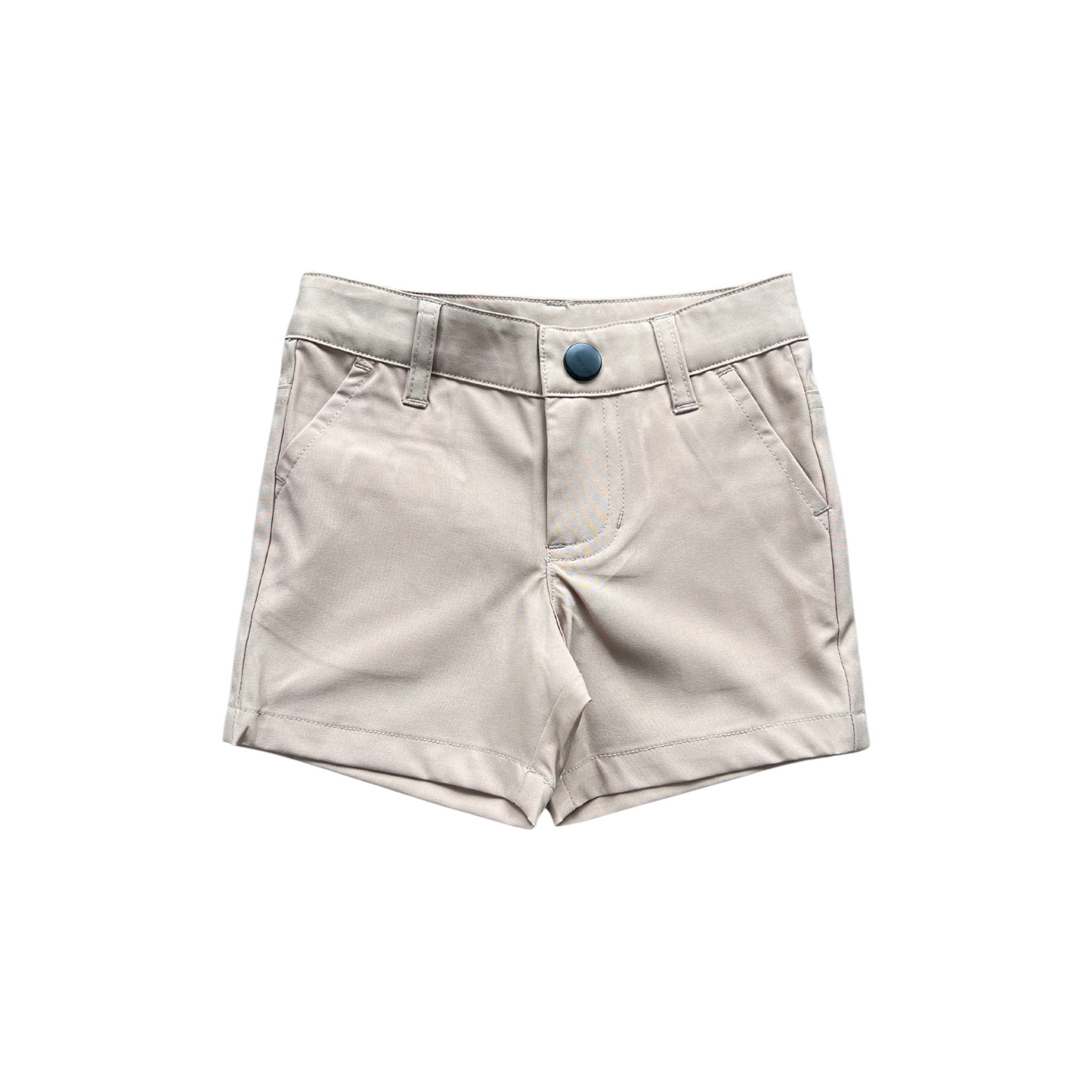 Boys Dressy Shorts in Khaki