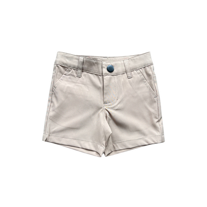 Boys Dressy Shorts in Khaki