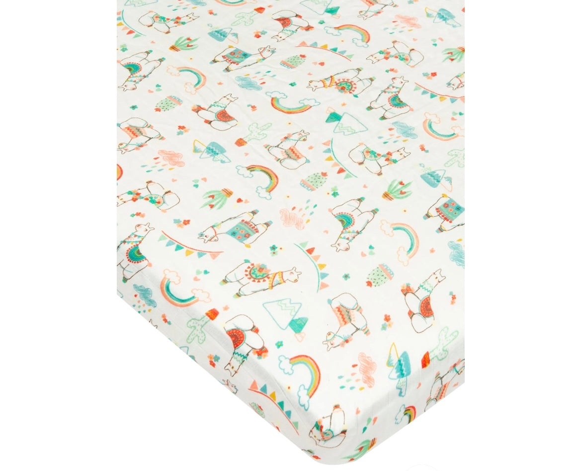 Llama Crib Sheet