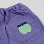 Kid Wide Leg Apple Denim Shorts Goldie & Ace