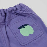 Kid Wide Leg Apple Denim Shorts Goldie & Ace