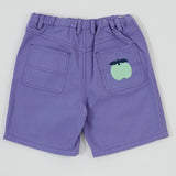 Kid Wide Leg Apple Denim Shorts Goldie & Ace