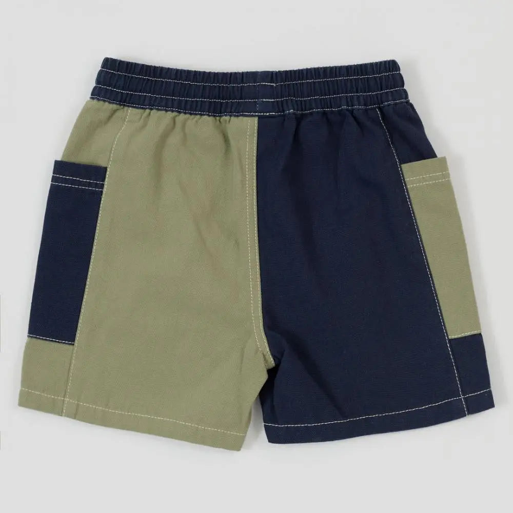 Kid Patchy Pocket Shot Sage/Navy Goldie & Ace