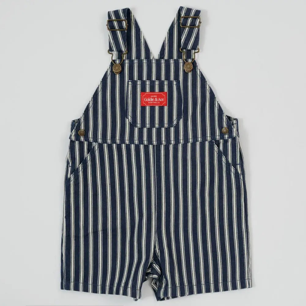 Kid Railroad Stripe Burton Overalls Goldie & Ace