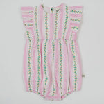Baby Antique Stripe Strawberry Lani Romper Goldie & Ace