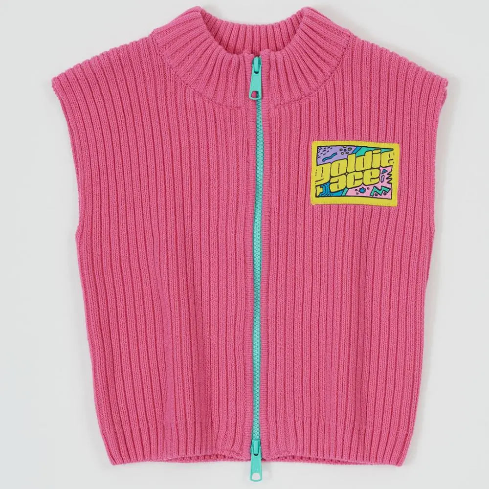 Kid Apres Surf Rib Knit Vest Goldie & Ace