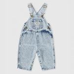 Kid Austin Vintage Washed Denim Overalls Goldie & Ace
