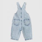 Kid Austin Vintage Washed Denim Overalls Goldie & Ace