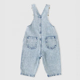 Kid Austin Vintage Washed Denim Overalls Goldie & Ace