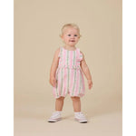 Baby Antique Stripe Strawberry Bubble Romper Goldie & Ace