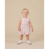 Baby Antique Stripe Strawberry Bubble Romper Goldie & Ace