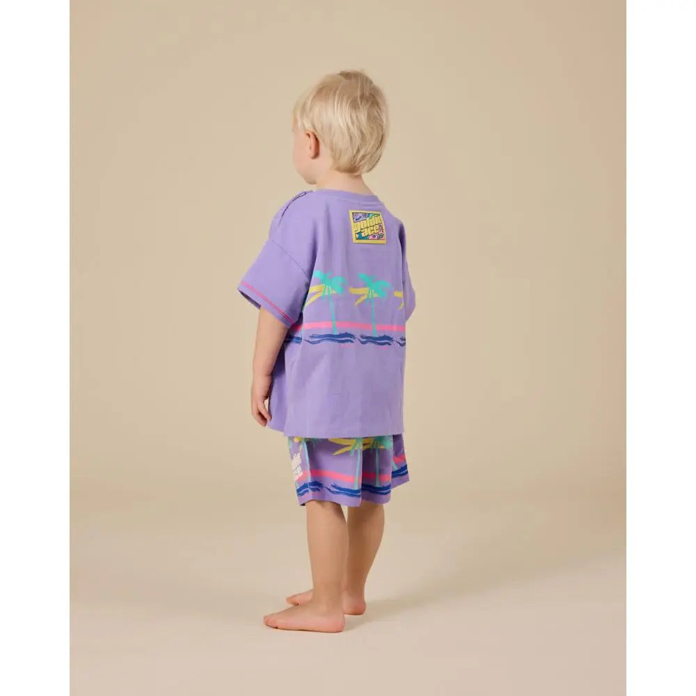 Kid Oversized Palm Beach T-Shirt Goldie & Ace