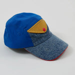 Kid Colour Bllock Vintage Denim Cap Goldie & Ace