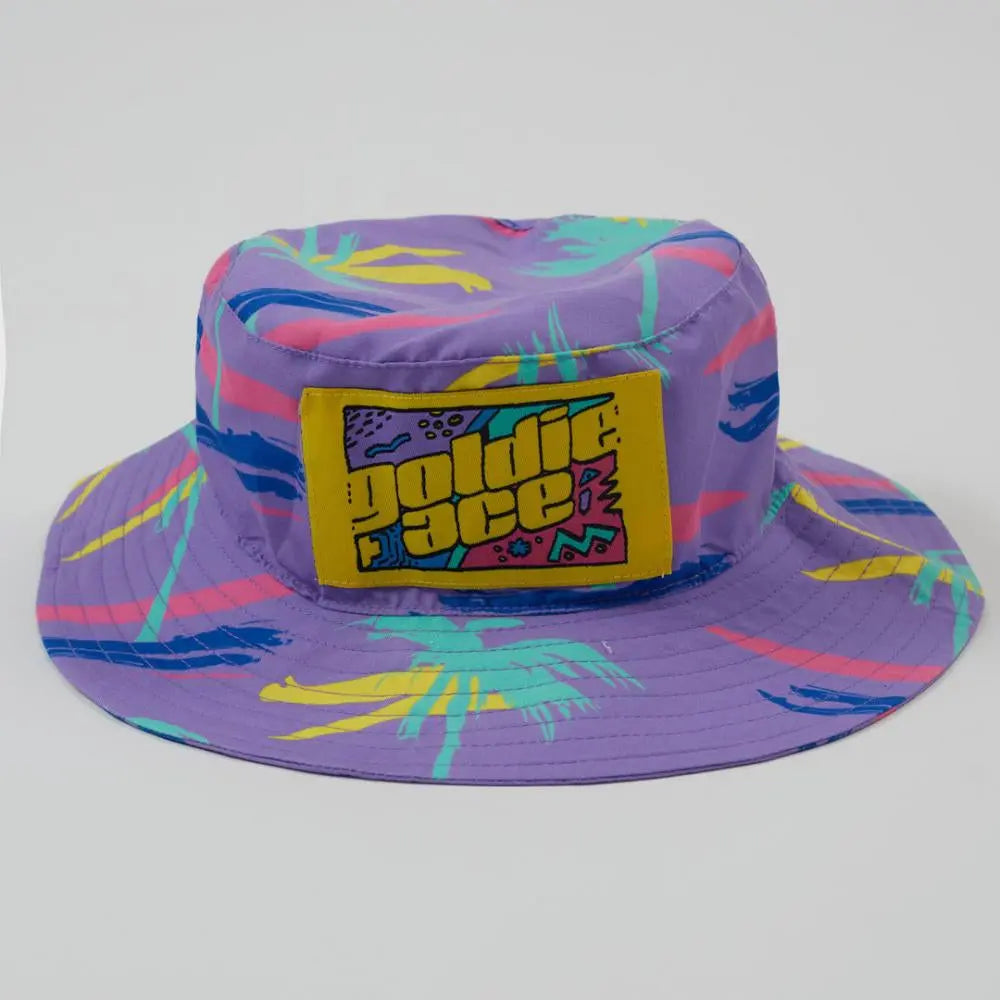 Kid Pastel Palm Beach Swim Bucket Hat Goldie & Ace