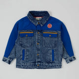 Kid Colour Block Vintage Denim Jacket Goldie & Ace