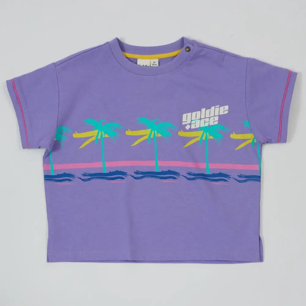 Kid Oversized Palm Beach T-Shirt Goldie & Ace