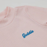 Kid Rib T-Shirt Pink Goldie & Ace