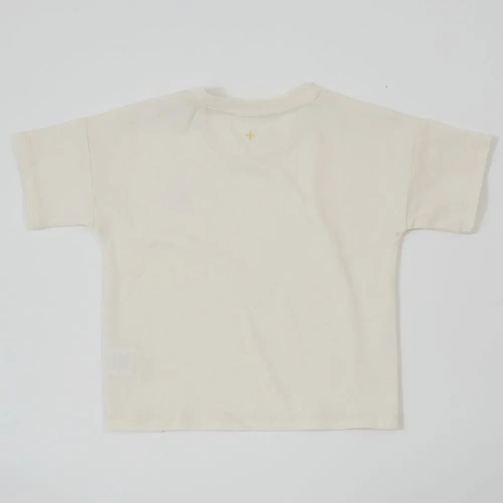 Kid Essential Logo T-Shirt Antique White Goldie & Ace