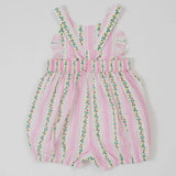 Baby Antique Stripe Strawberry Bubble Romper Goldie & Ace