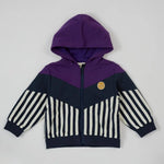 Kid Block Stripe Hooded Jacket Goldie & Ace