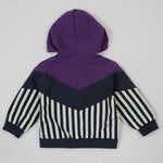 Kid Block Stripe Hooded Jacket Goldie & Ace