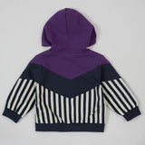 Kid Block Stripe Hooded Jacket Goldie & Ace