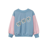 Kid Butterfly Puff Print Oversized Sweatshirt Goldie&Ace