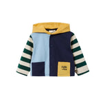 Baby Stripe Sleeeve hded Track Jacket Goldie&Ace